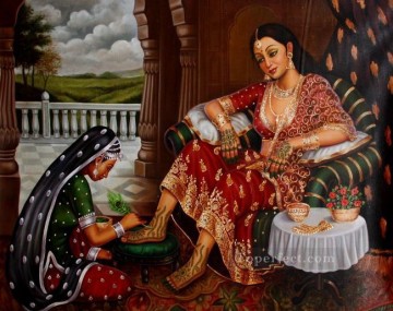  novia Pintura - Mehandi de la novia India